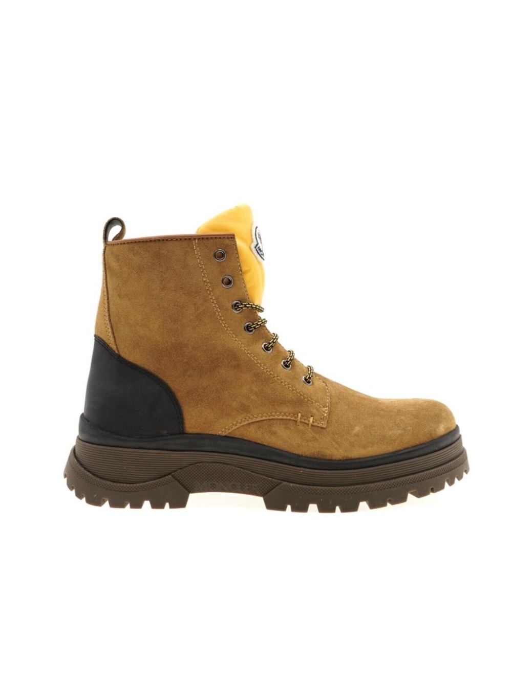 Moncler Men Ulysse Hiking Boots Brown Size 11 New - Picture 2 of 9